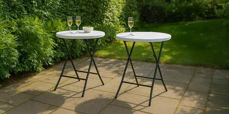 Mange debout pliant pour professionnel - Lot de 2